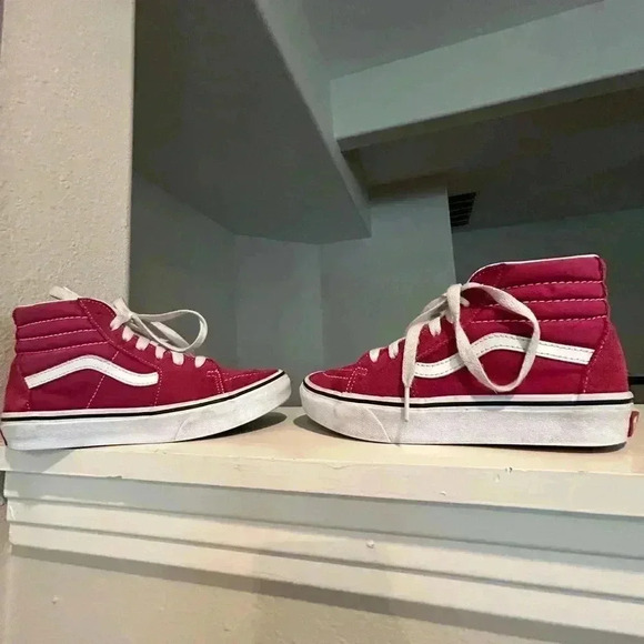 Vans Other - Vans SK8-Hi Top Sz: 1.5Y Youth 751505 Burgundy Maroon Kids Unisex